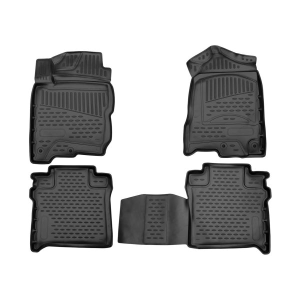 2016-2018 Nissan Titan XD Crew Cab Floor Mats Liners Full Set All Weather For Sale