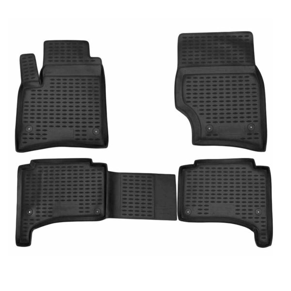 2004-2010 VW Touareg Floor Mats Liners Full Set All Weather Black Online Sale
