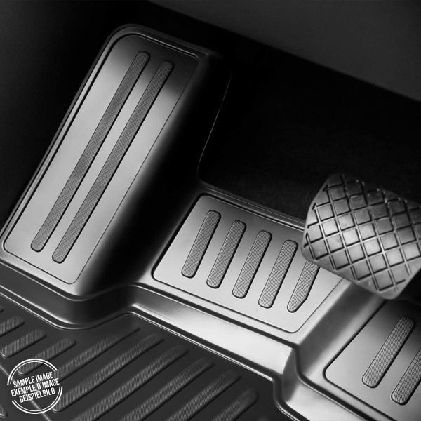 1998-2005 VW Passat B5 Wagon Floor Mats Liners Full Set All Weather Black Hot on Sale - Image 5